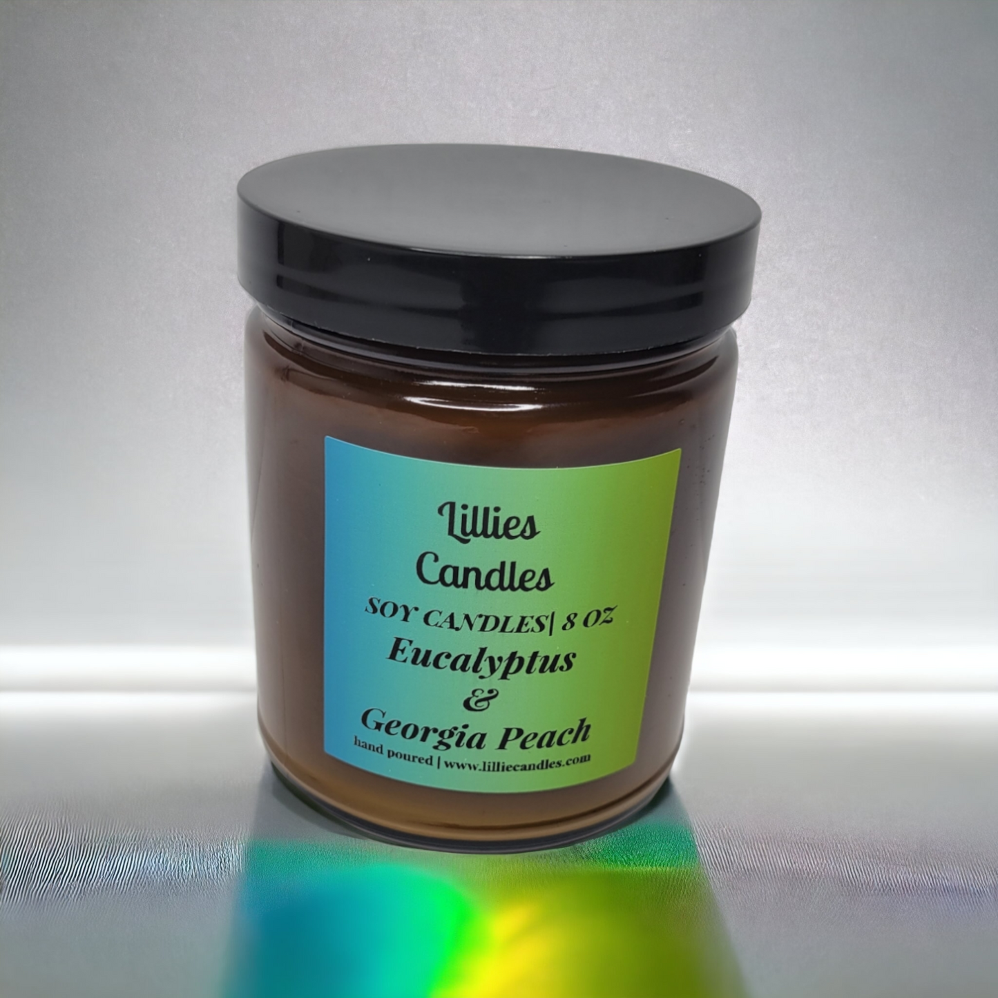 Eucalyptus & Georgia Peach Soy Candle