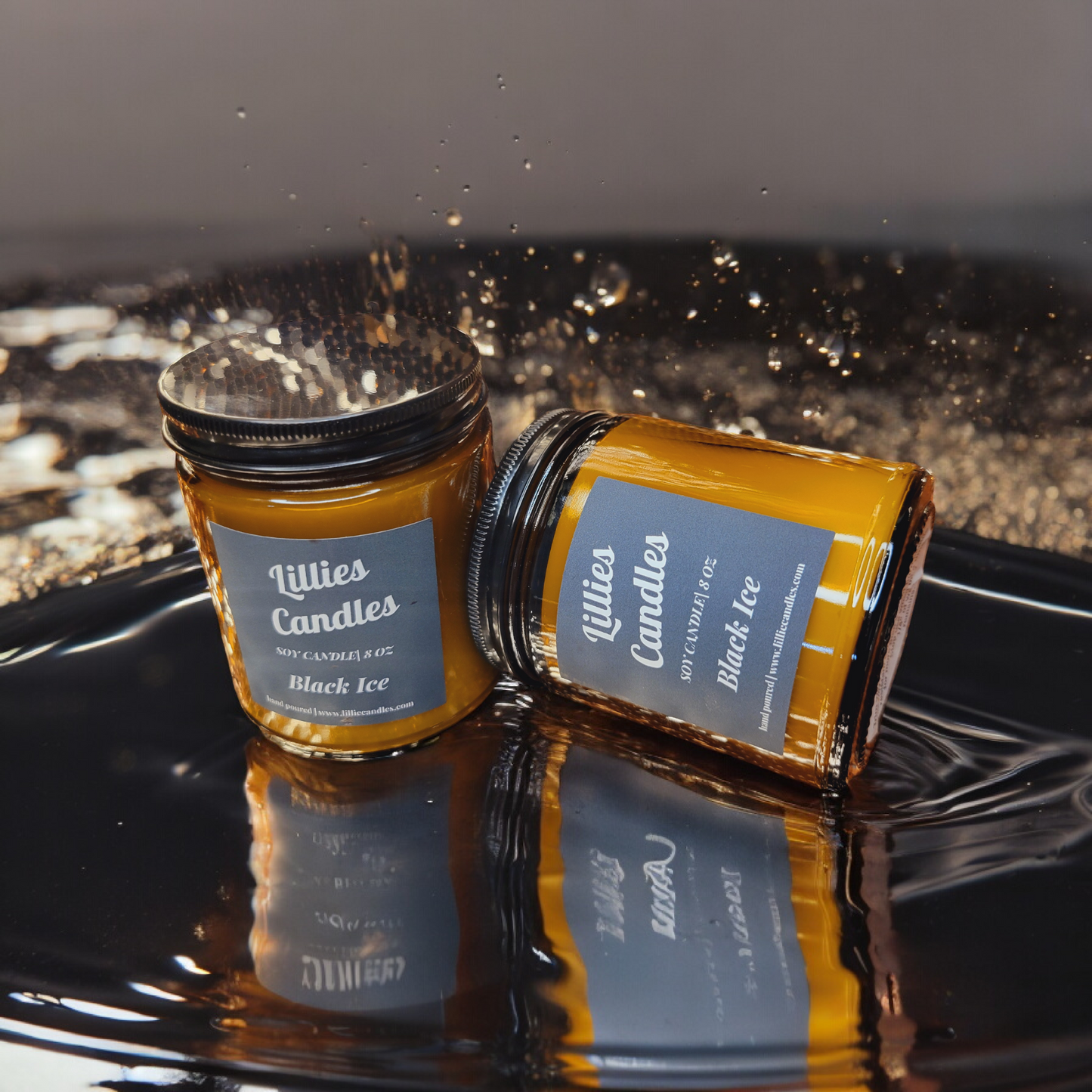 Black Ice Soy Candle