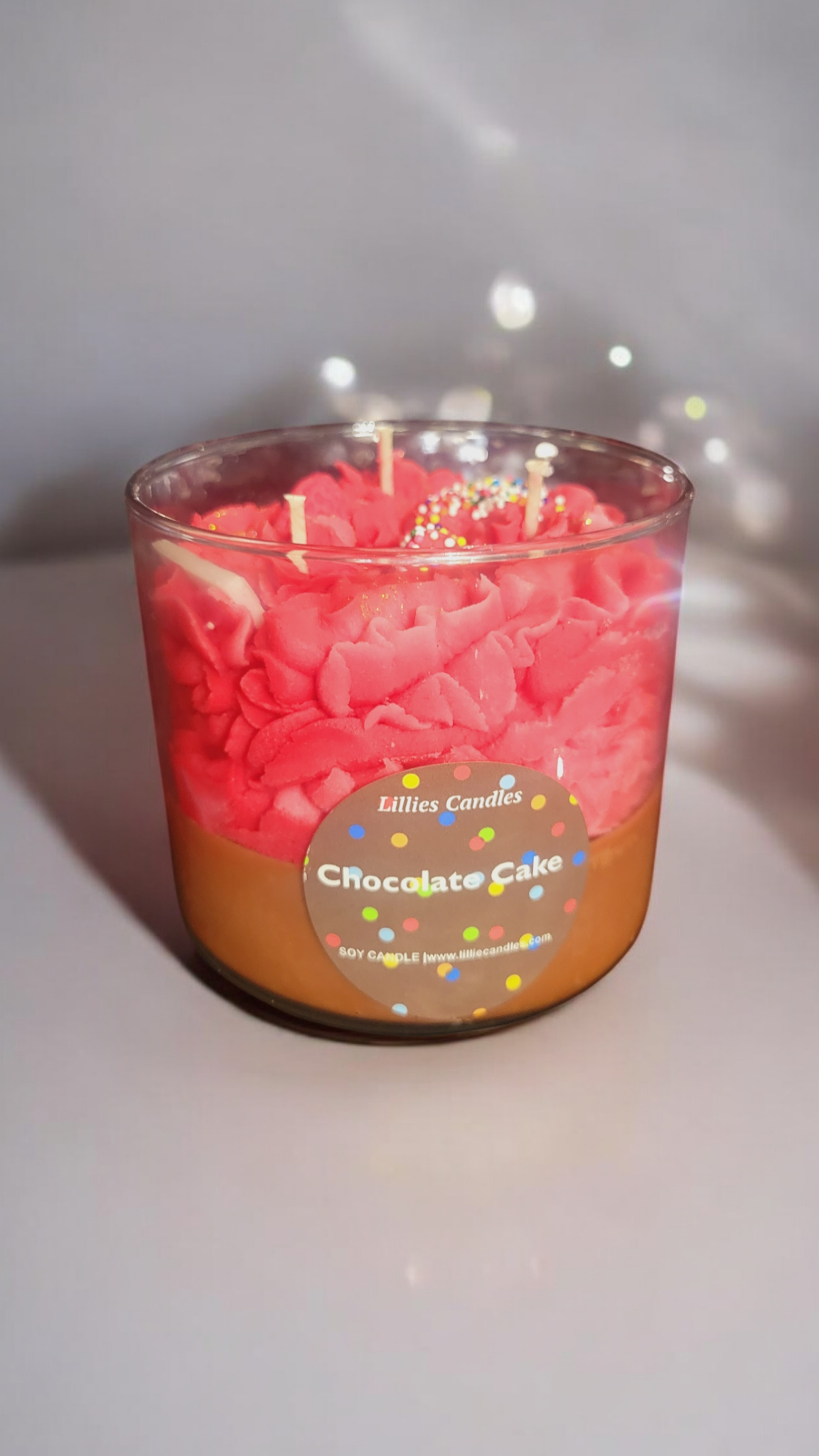 Chocolate Cake Candle