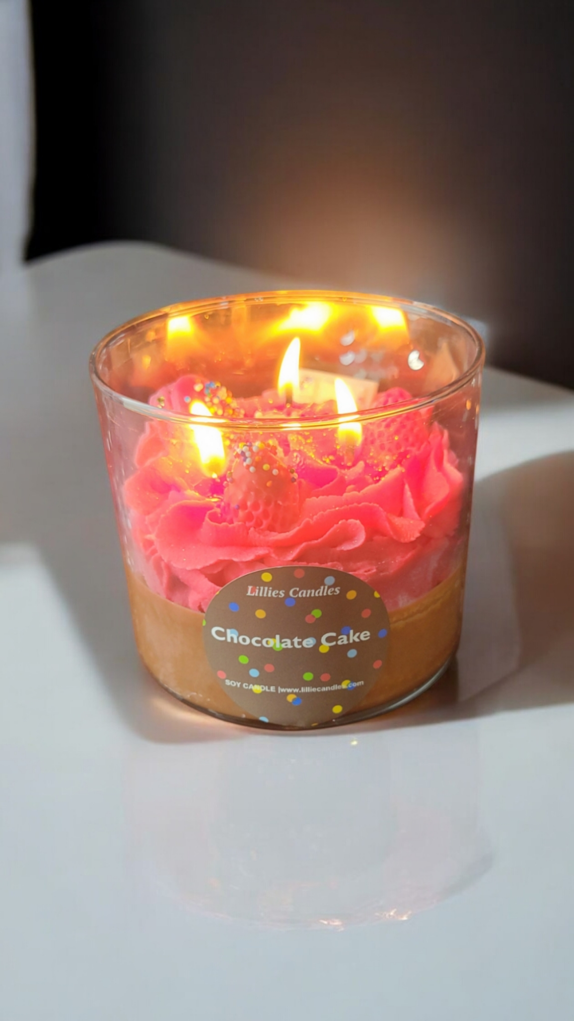 Chocolate Cake Candle