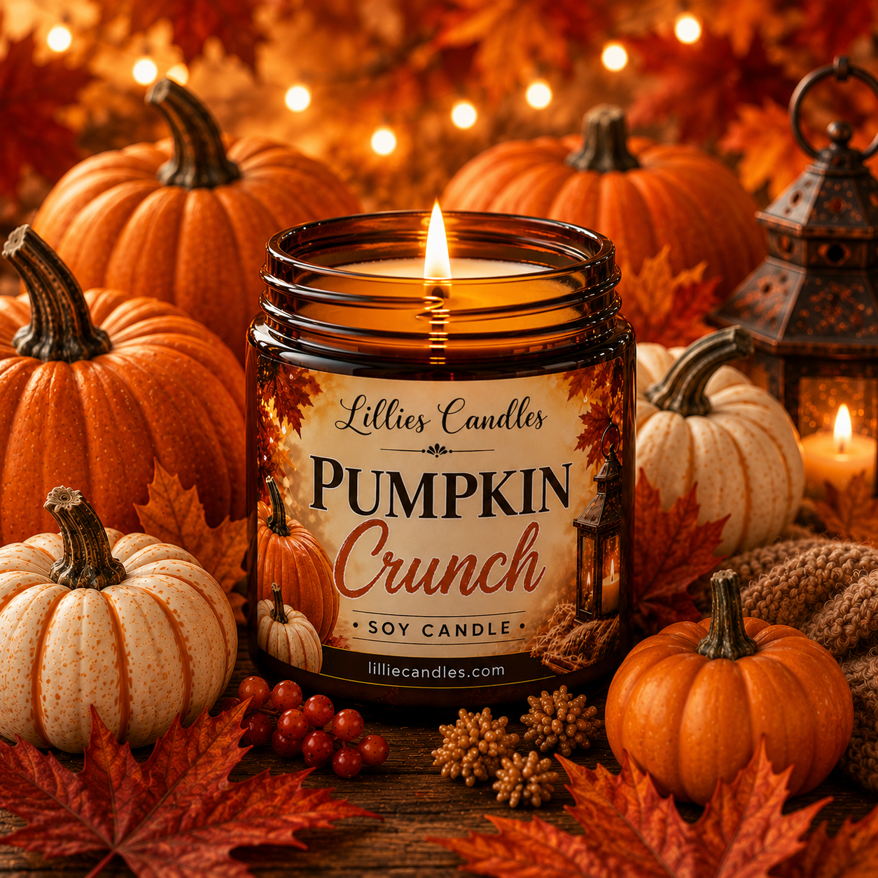Pumpkin Crunch Soy Candle