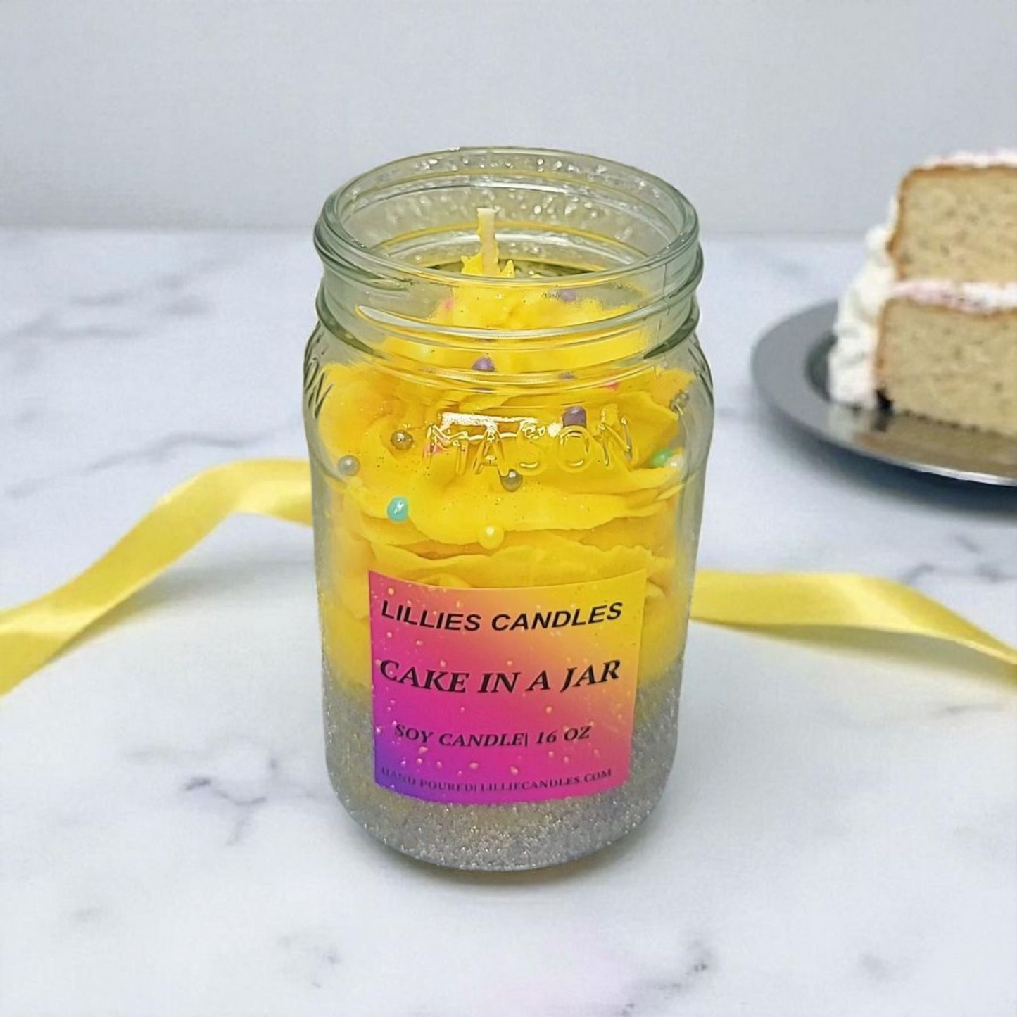 Cake In A Jar Soy Candle