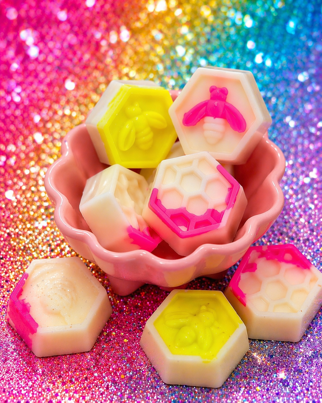 Almond & Caramel Scented Honeycomb Soy Wax Melts