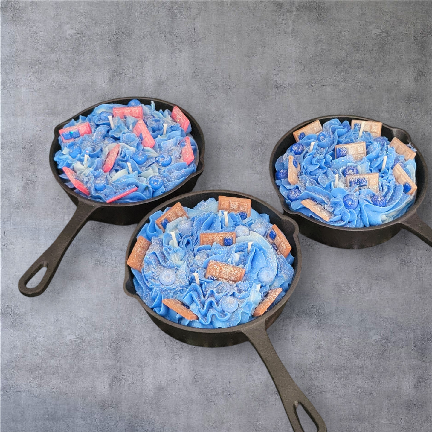 Blueberry Cheesecake Cast Iron Skillet Candle