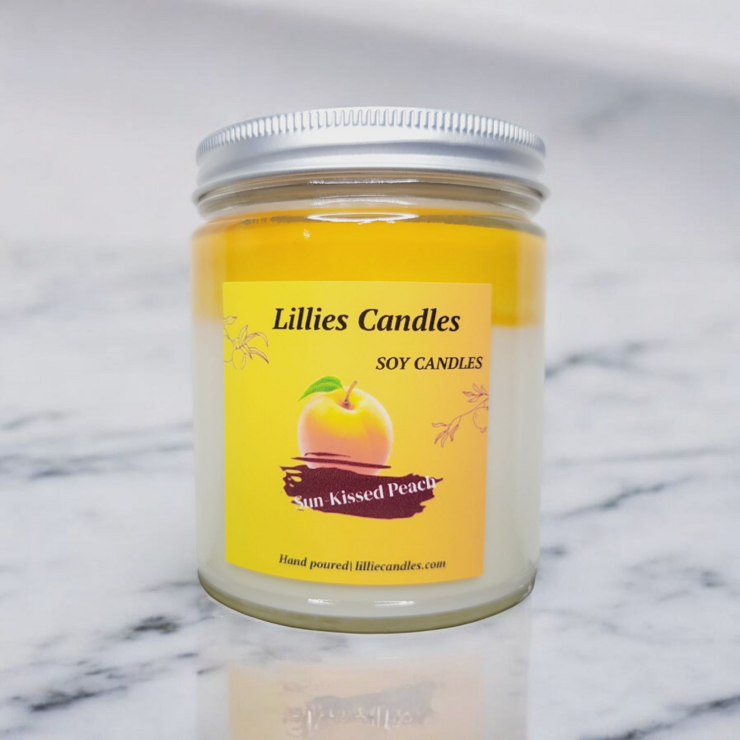 Sun- Kissed Peach Soy Candle