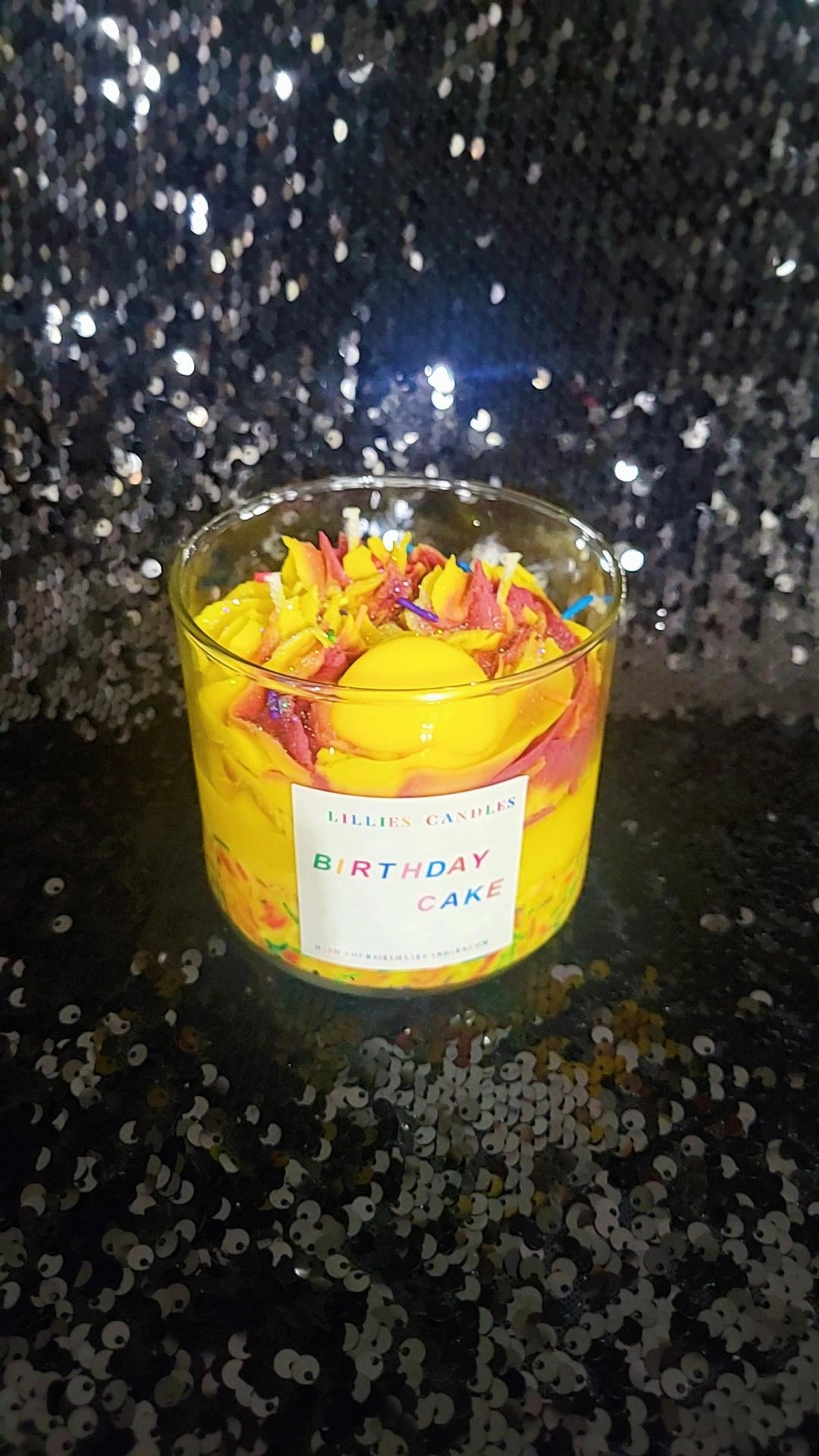 Birthday Cake Soy Candle