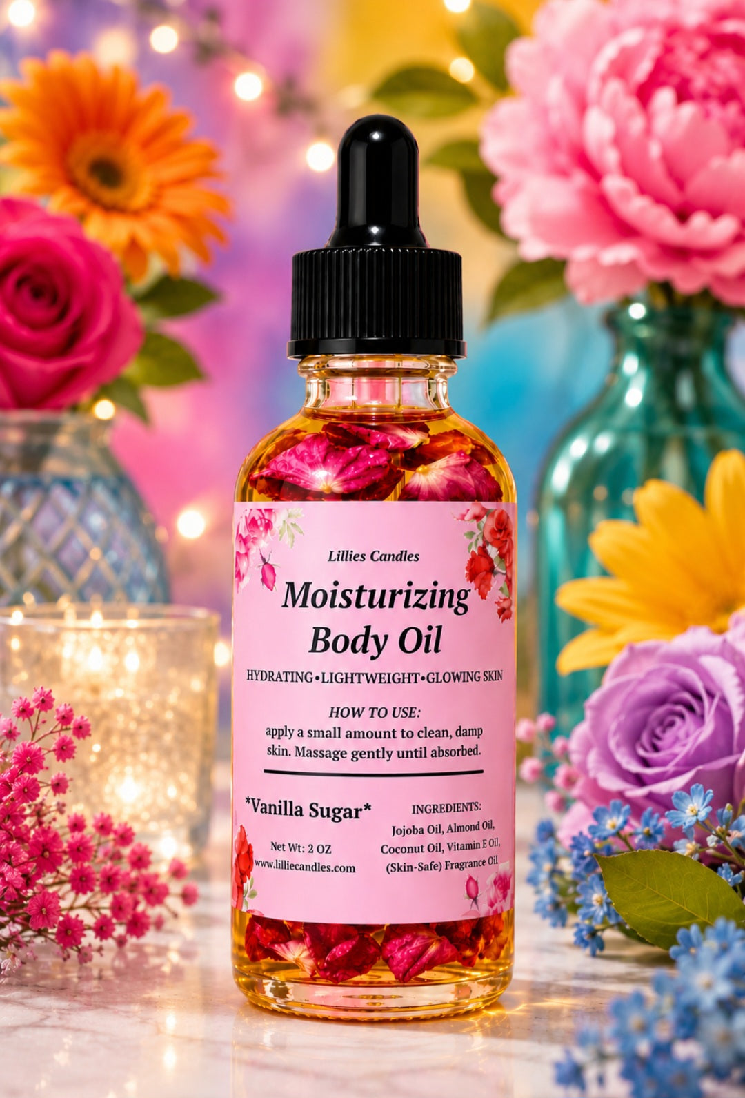 Vanilla Sugar Moisturizing Body Oil