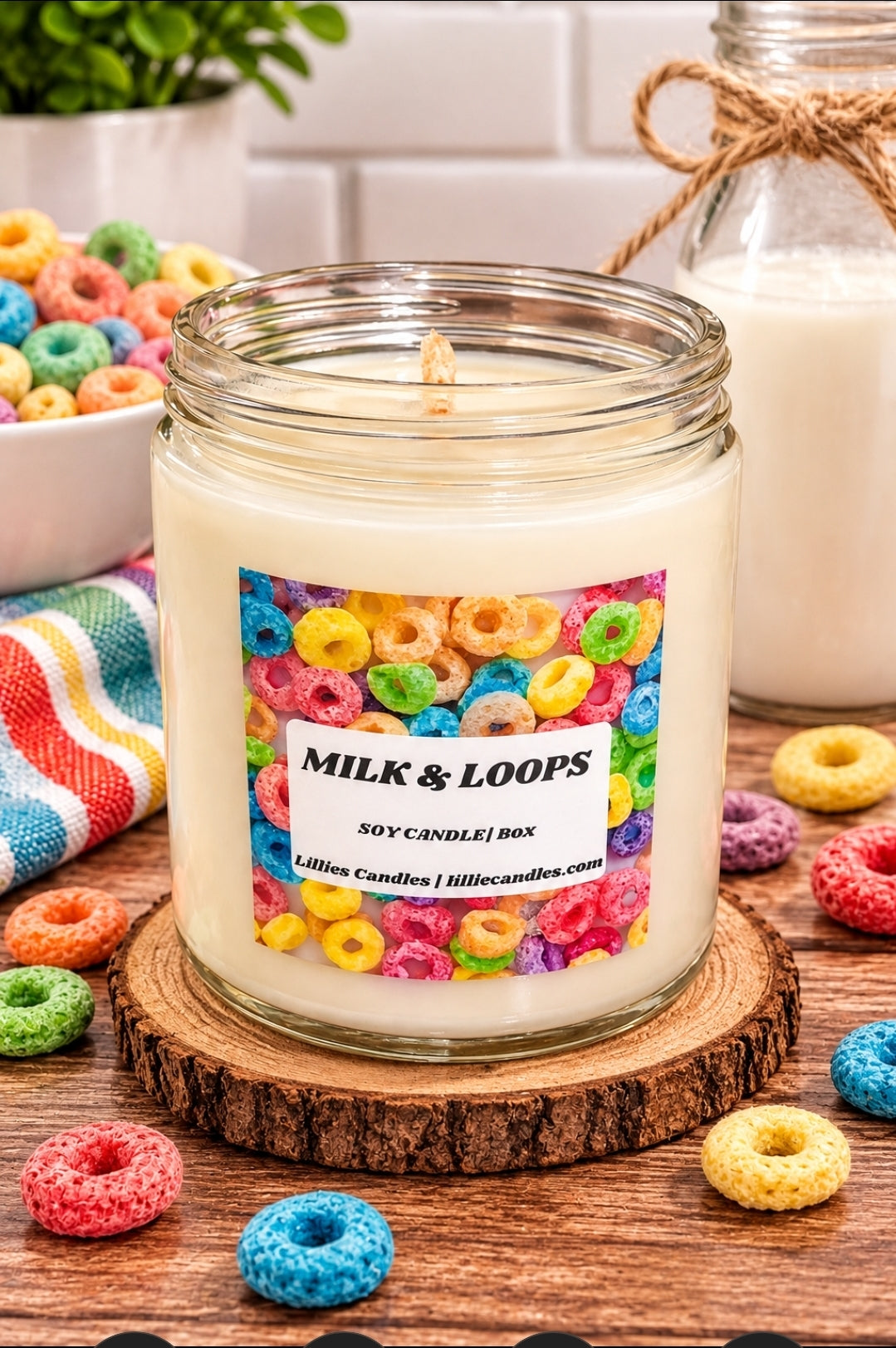 Milk & Loops Soy Candle