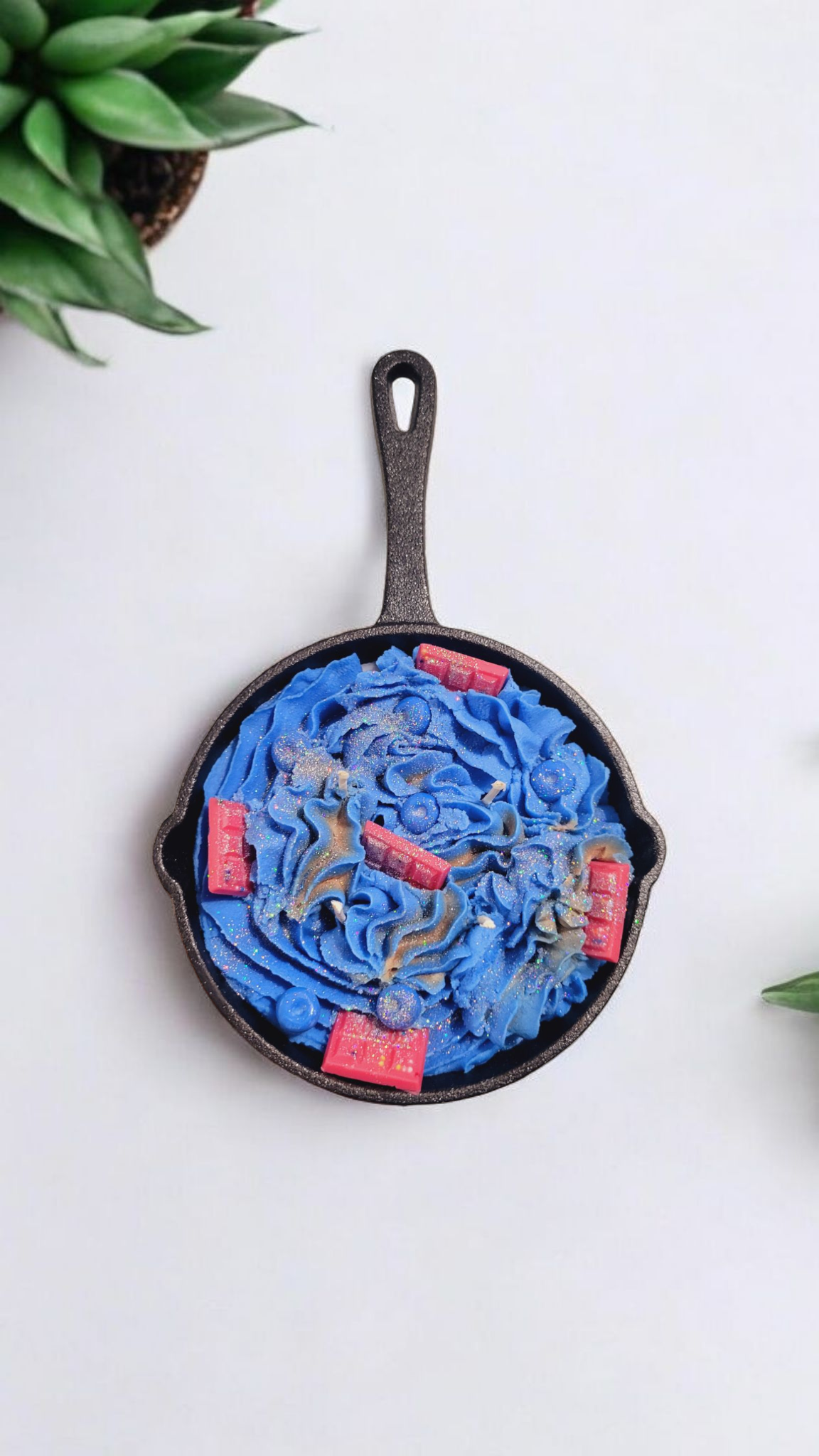 Blueberry Cheesecake Cast Iron Skillet Candle