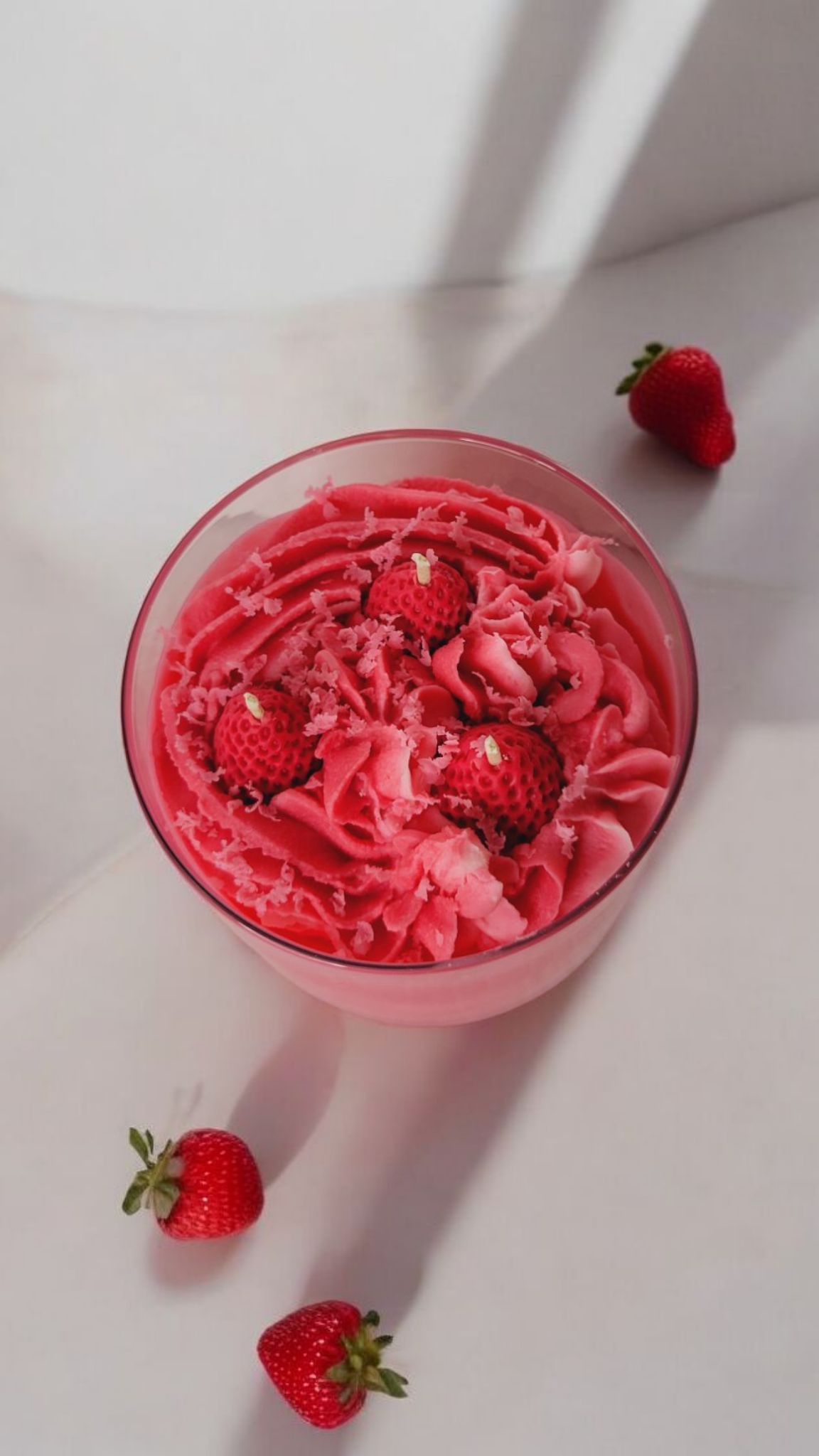 Strawberry & Vanilla Soy Candle