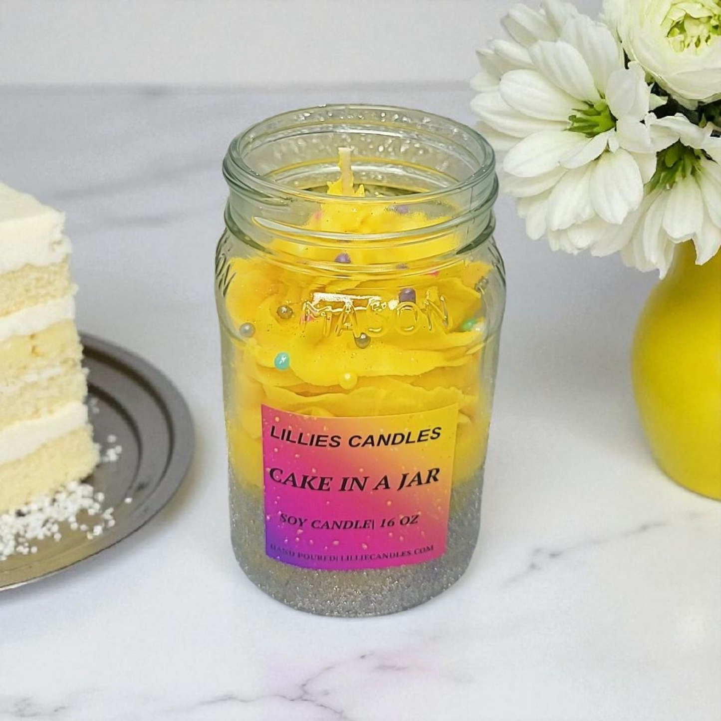 Cake In A Jar Soy Candle