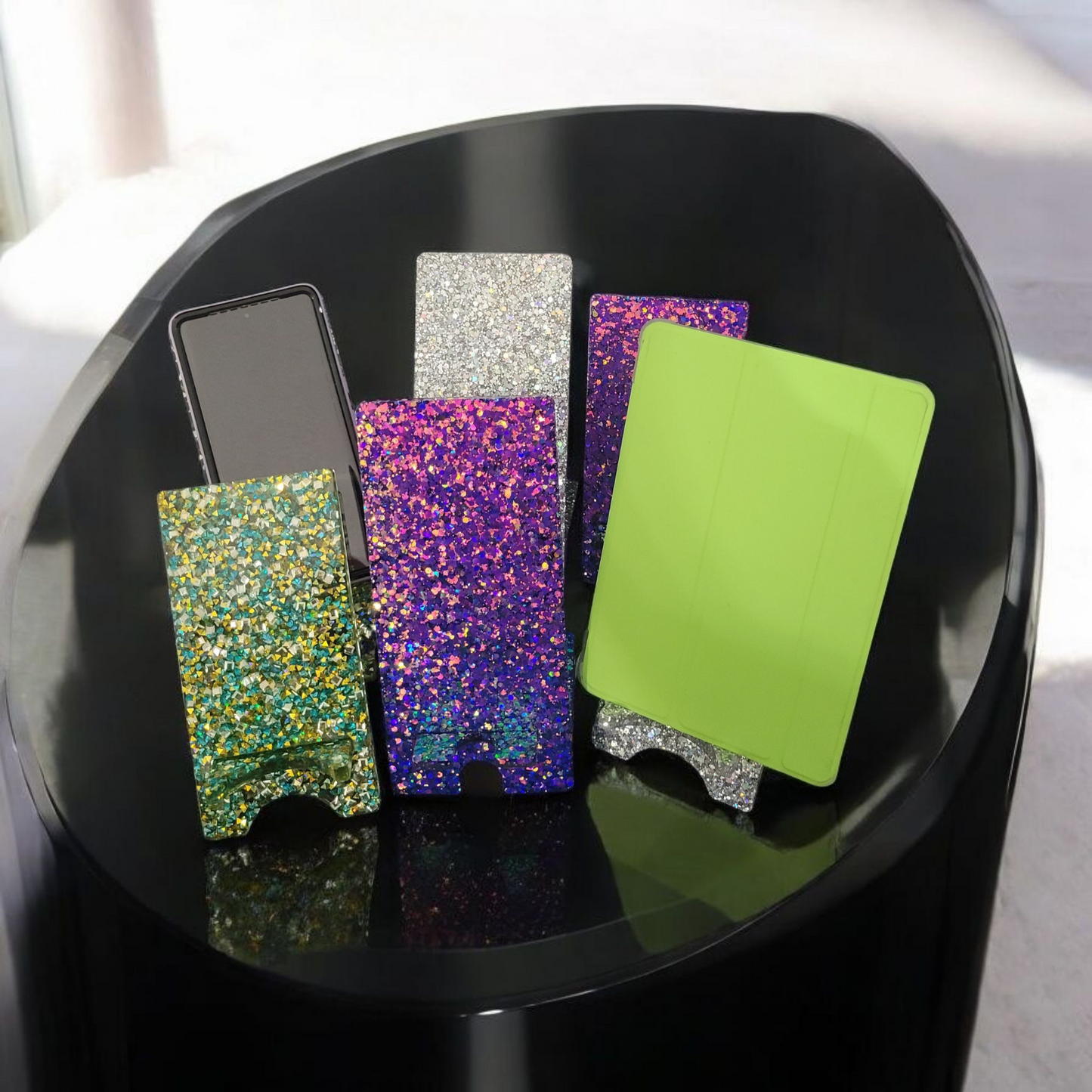 Mobile device stand| resin phone stand| desk accessory|perfect gift| cell phone stand