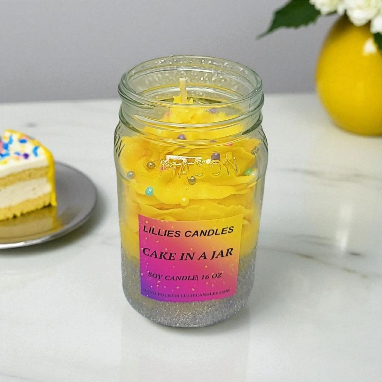 Cake In A Jar Soy Candle