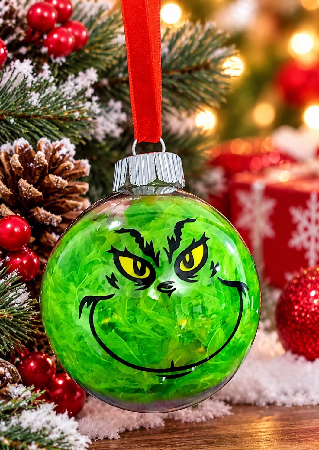 Merry Mischief – Handmade Christmas Ornament