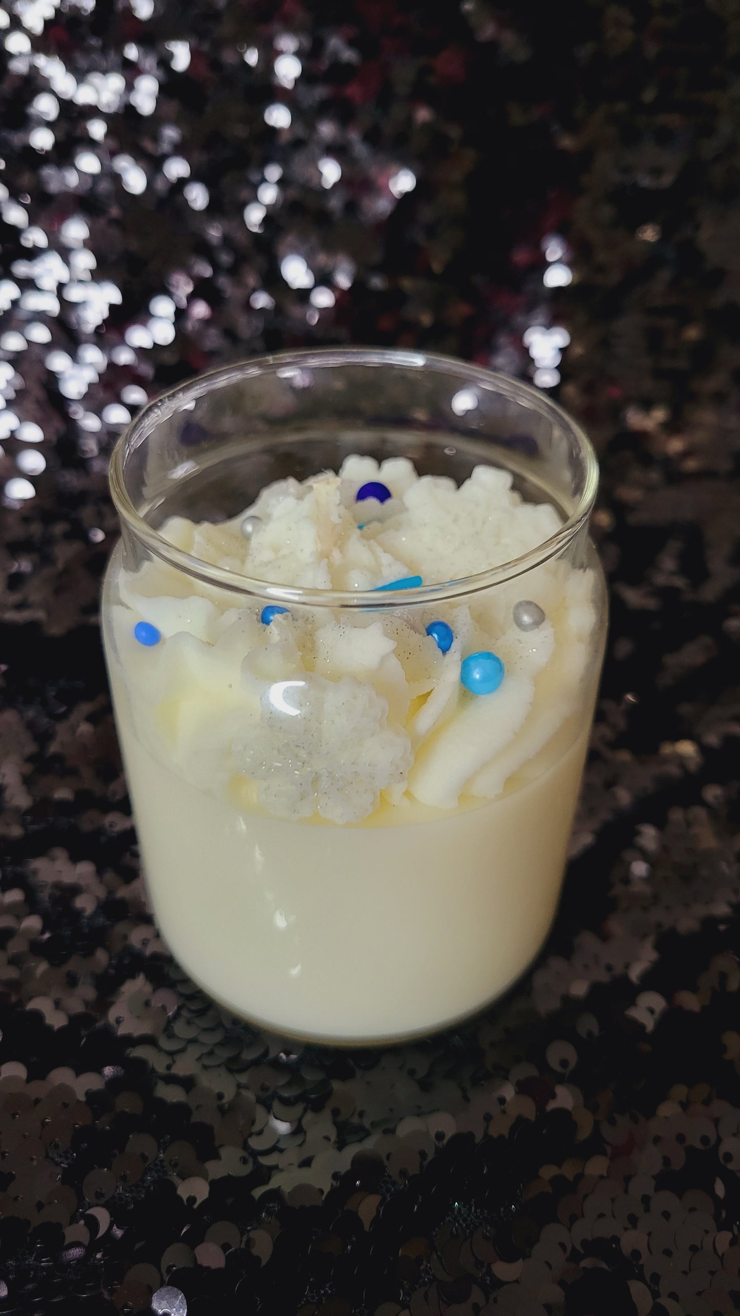 Snowflake Soy Candle