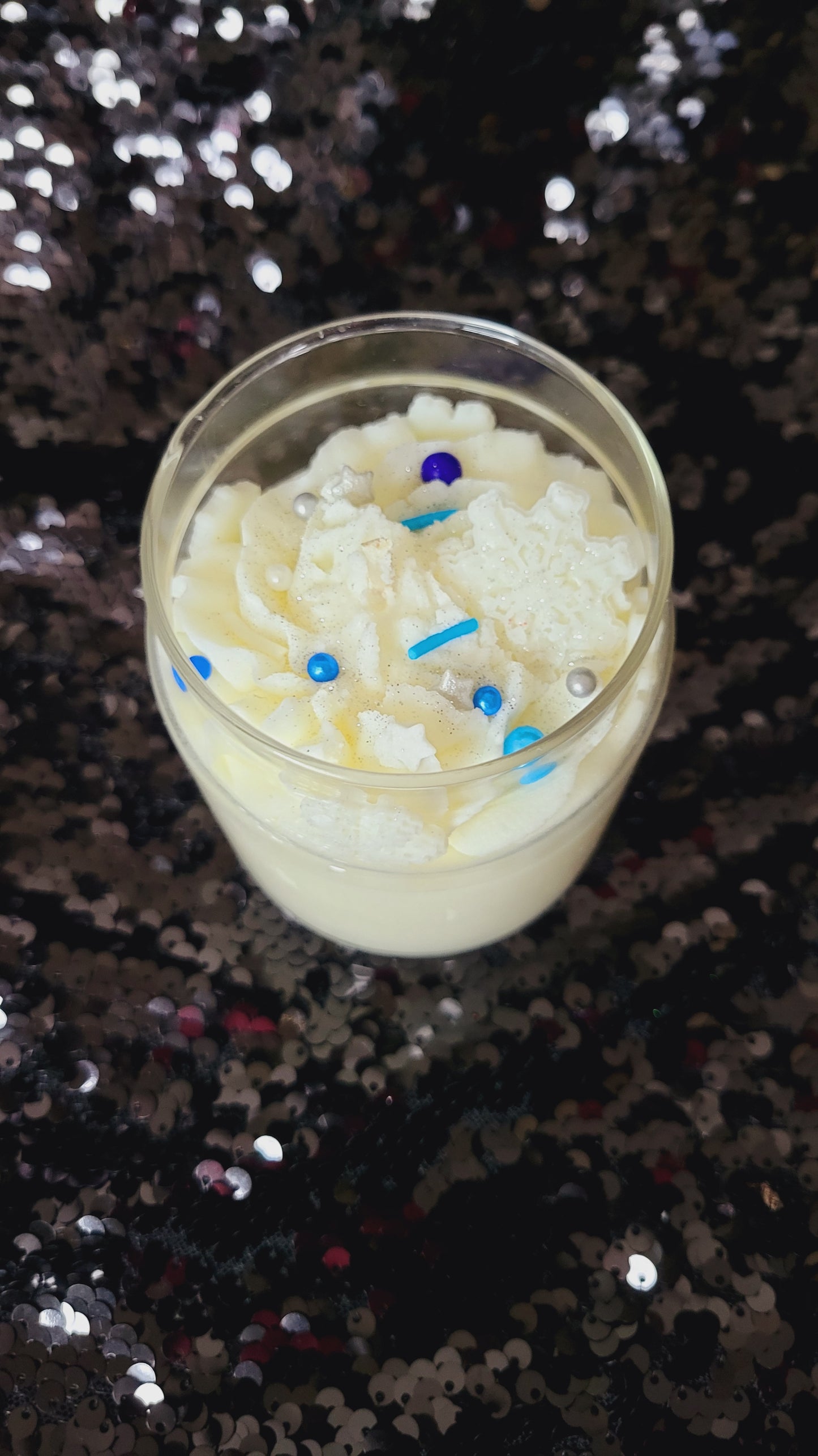 Snowflake Soy Candle