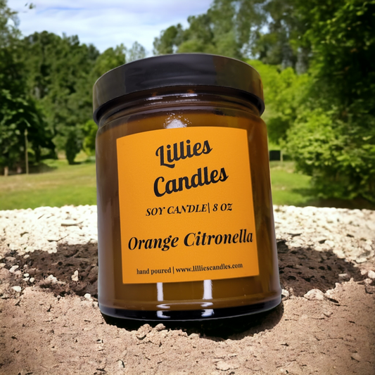 Orange Citronella Soy Candle