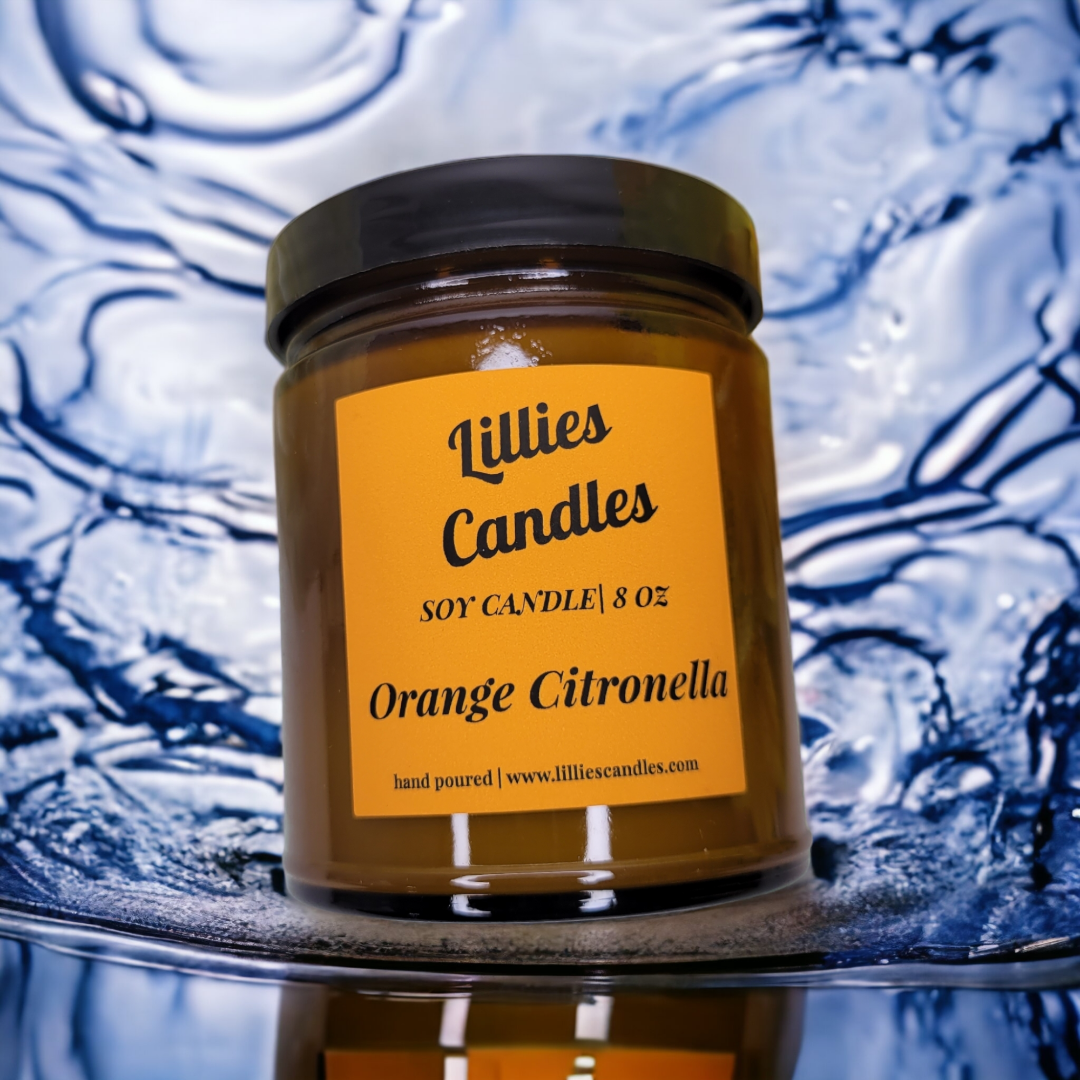 Orange Citronella Soy Candle