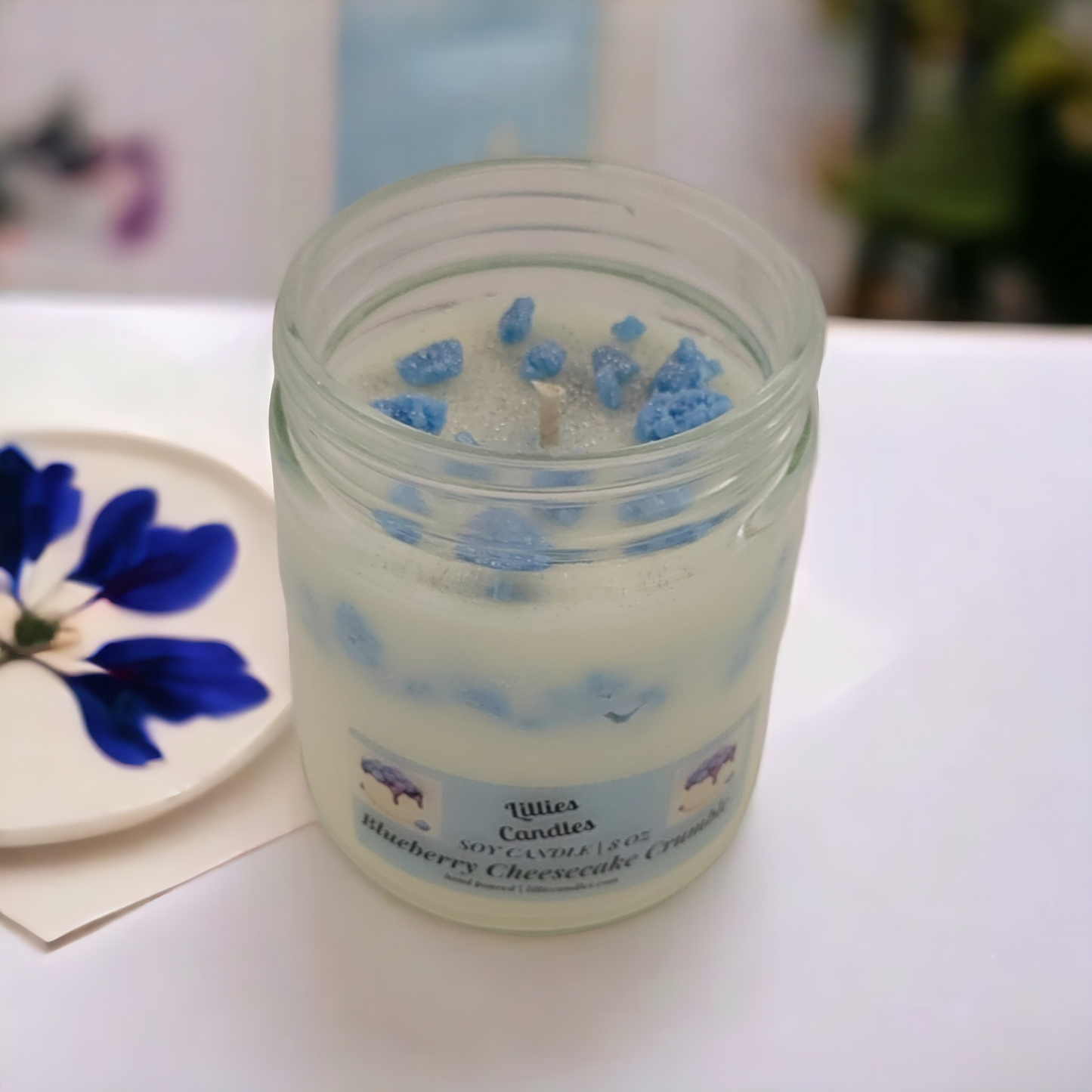 Blueberry Cheesecake Crumble Soy Candle