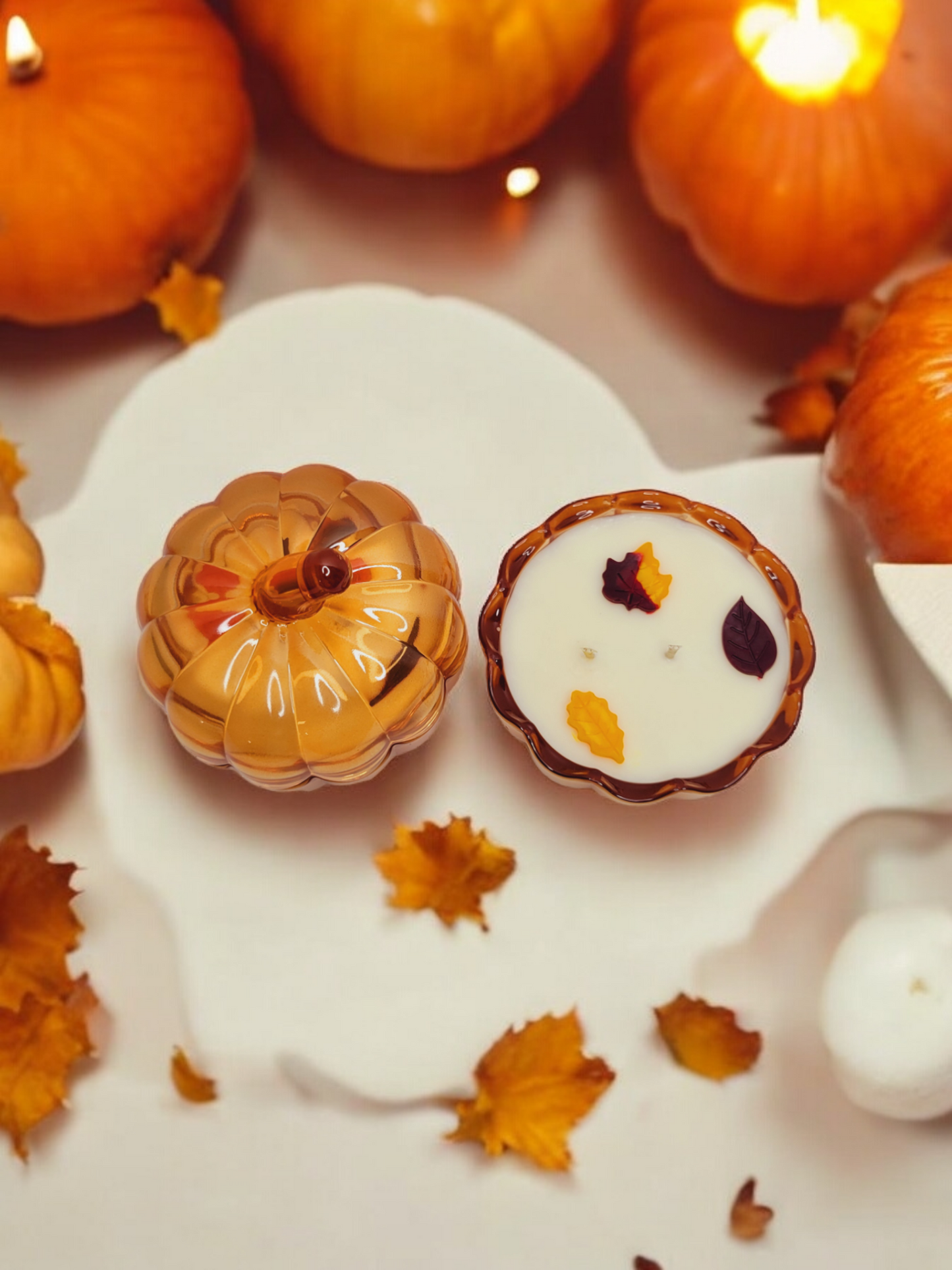 Pumpkin Jar Candles