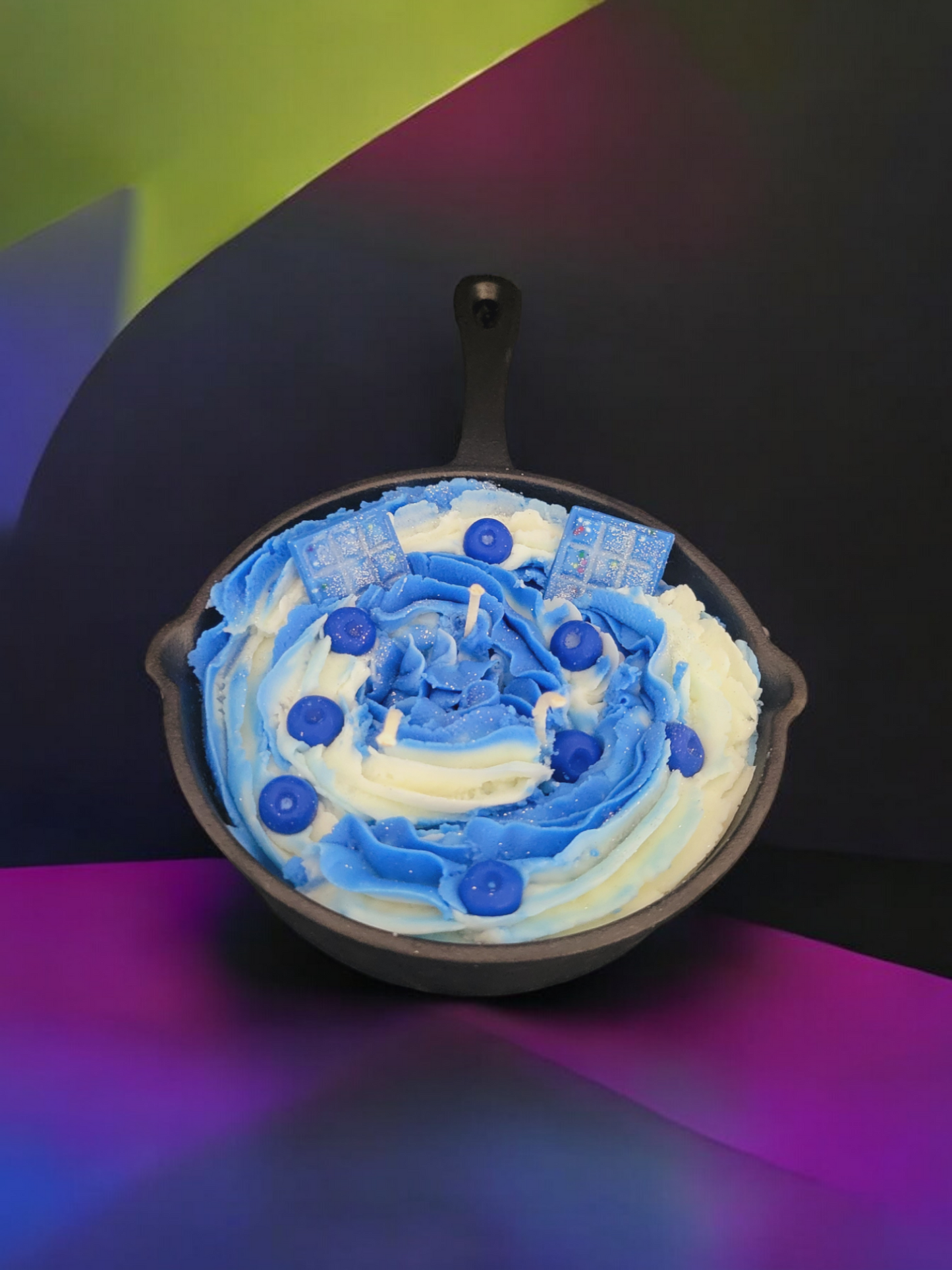 Blueberry Cheesecake Cast Iron Skillet Candle