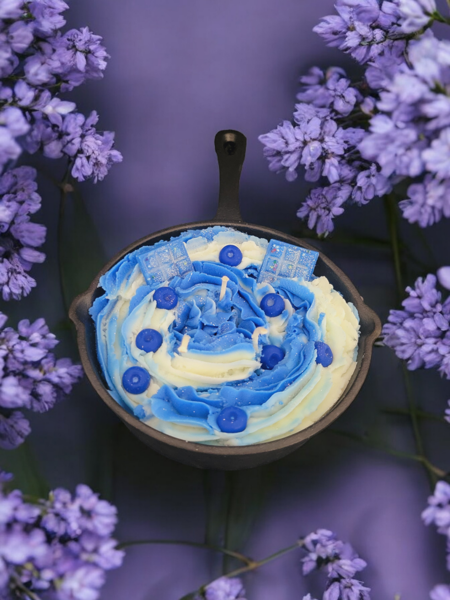 Blueberry Cheesecake Cast Iron Skillet Candle