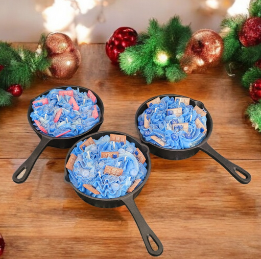 Blueberry Cheesecake Cast Iron Skillet Candle