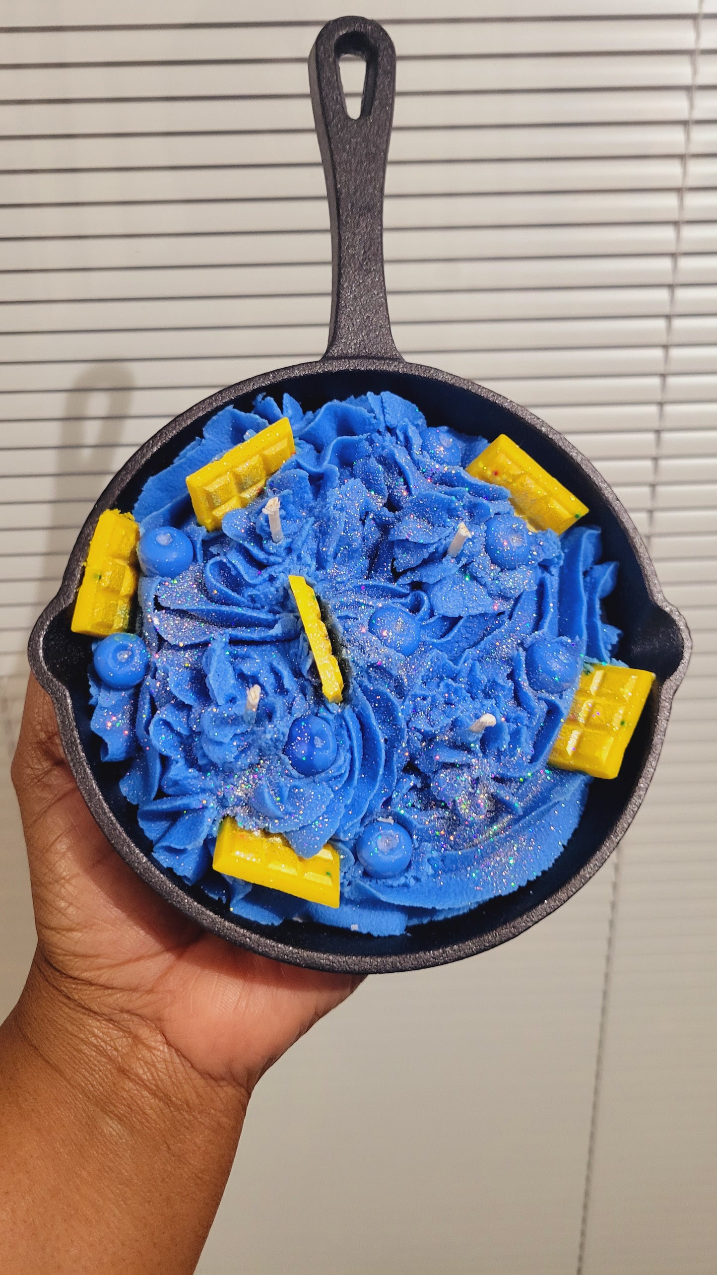 Blueberry Cheesecake Cast Iron Skillet Candle