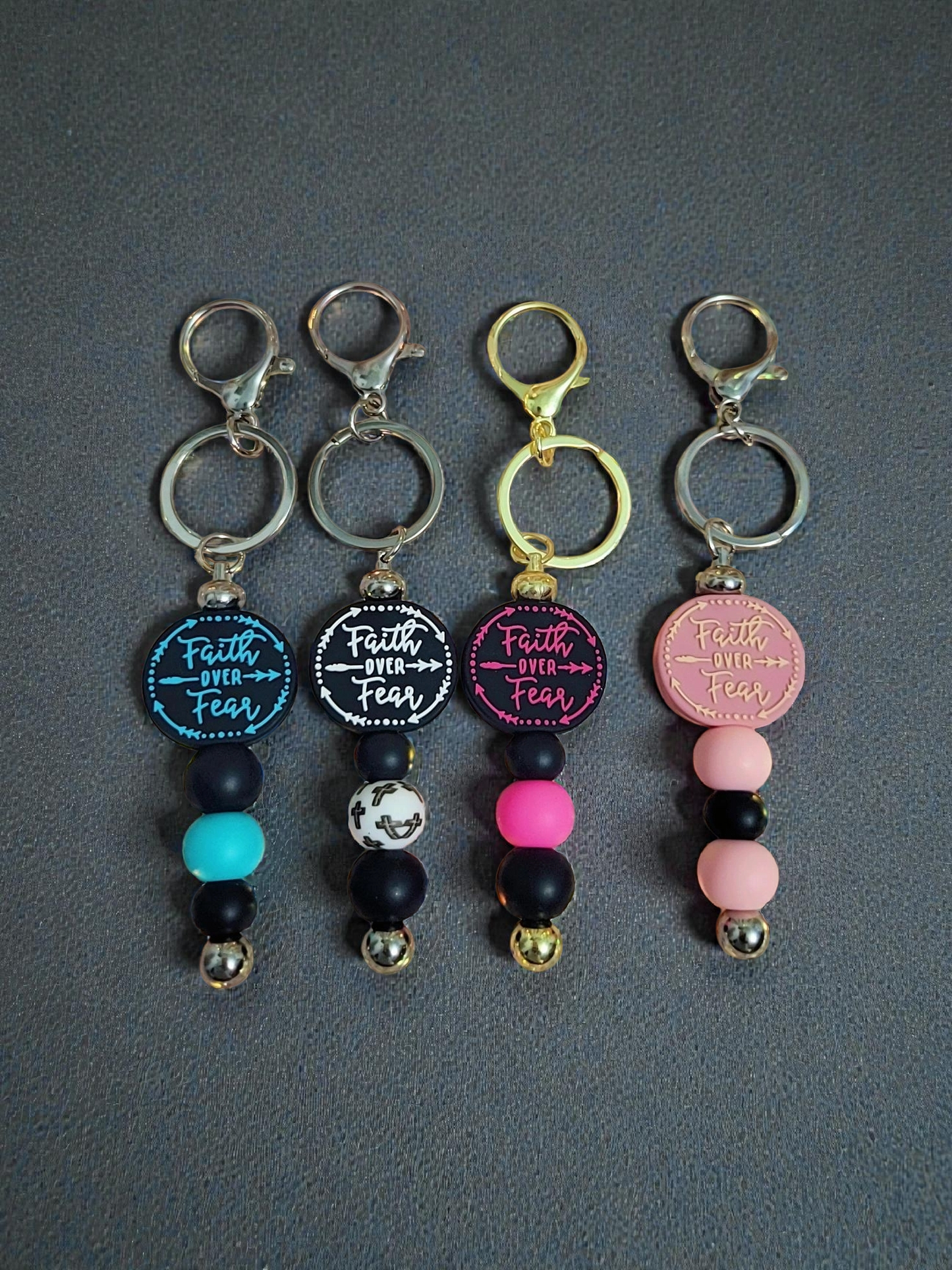 Faith over Fear Keychains