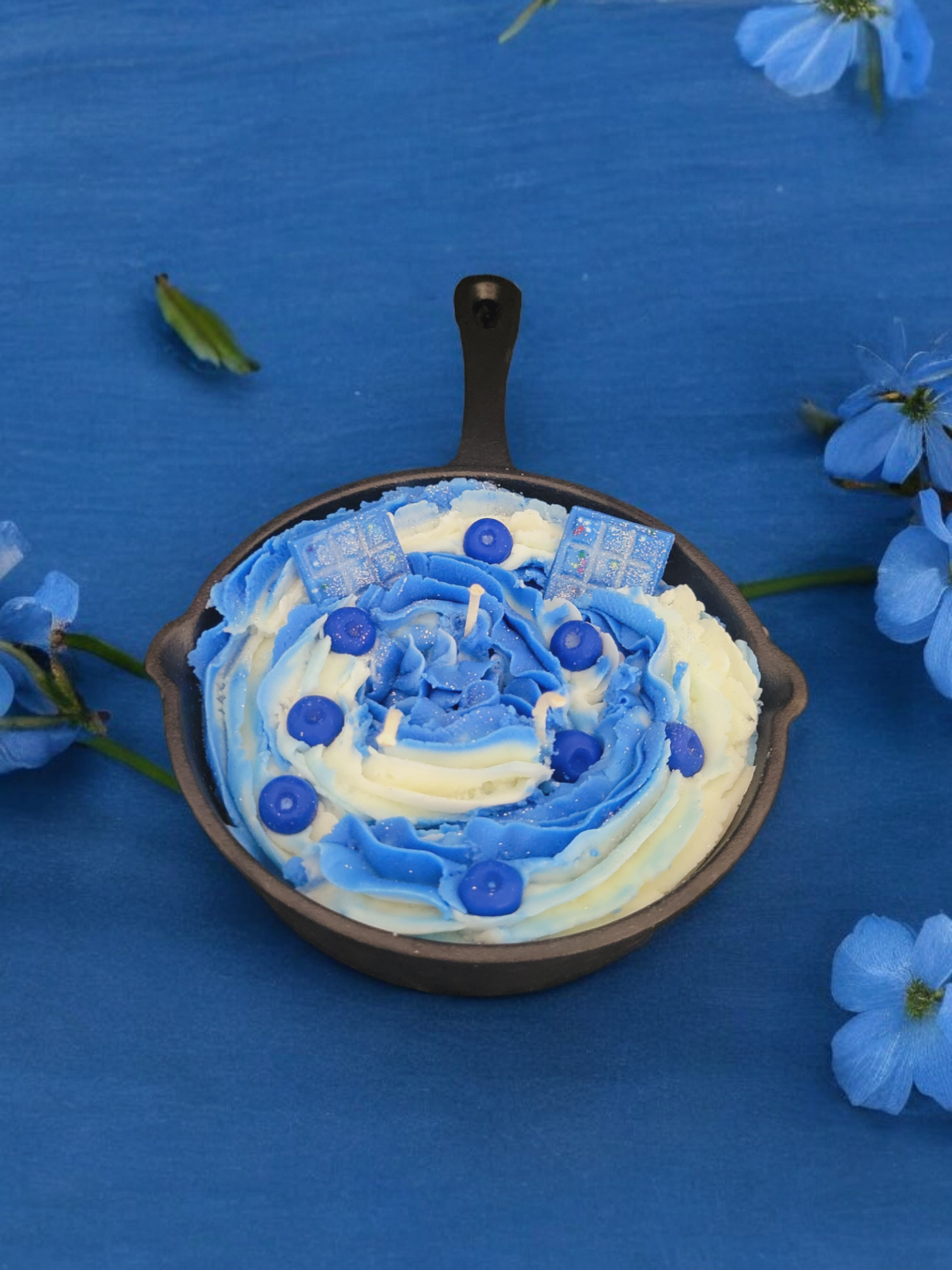 Blueberry Cheesecake Cast Iron Skillet Candle