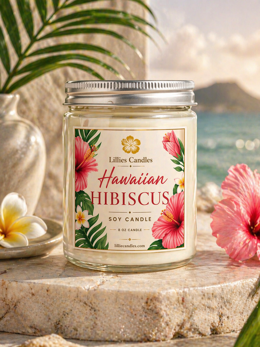 Hawaiian Hibiscus Soy Candle