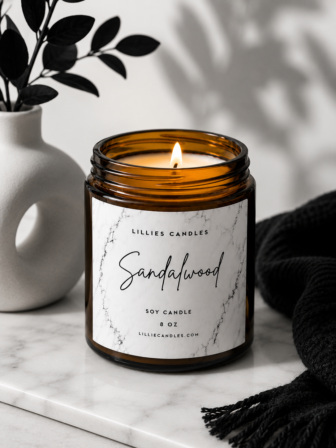 Sandalwood Soy Candle