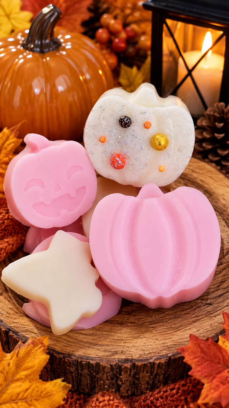 Eucalyptus & Georgia Peach Pumpkin & Leaves Wax Melts