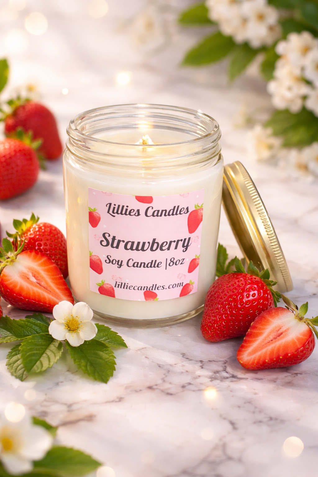 Strawberry Soy Candle