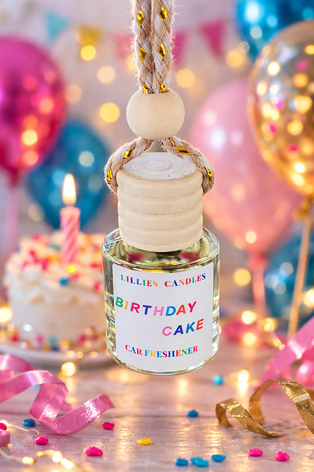 Birthday Cake Scented Car Freshener