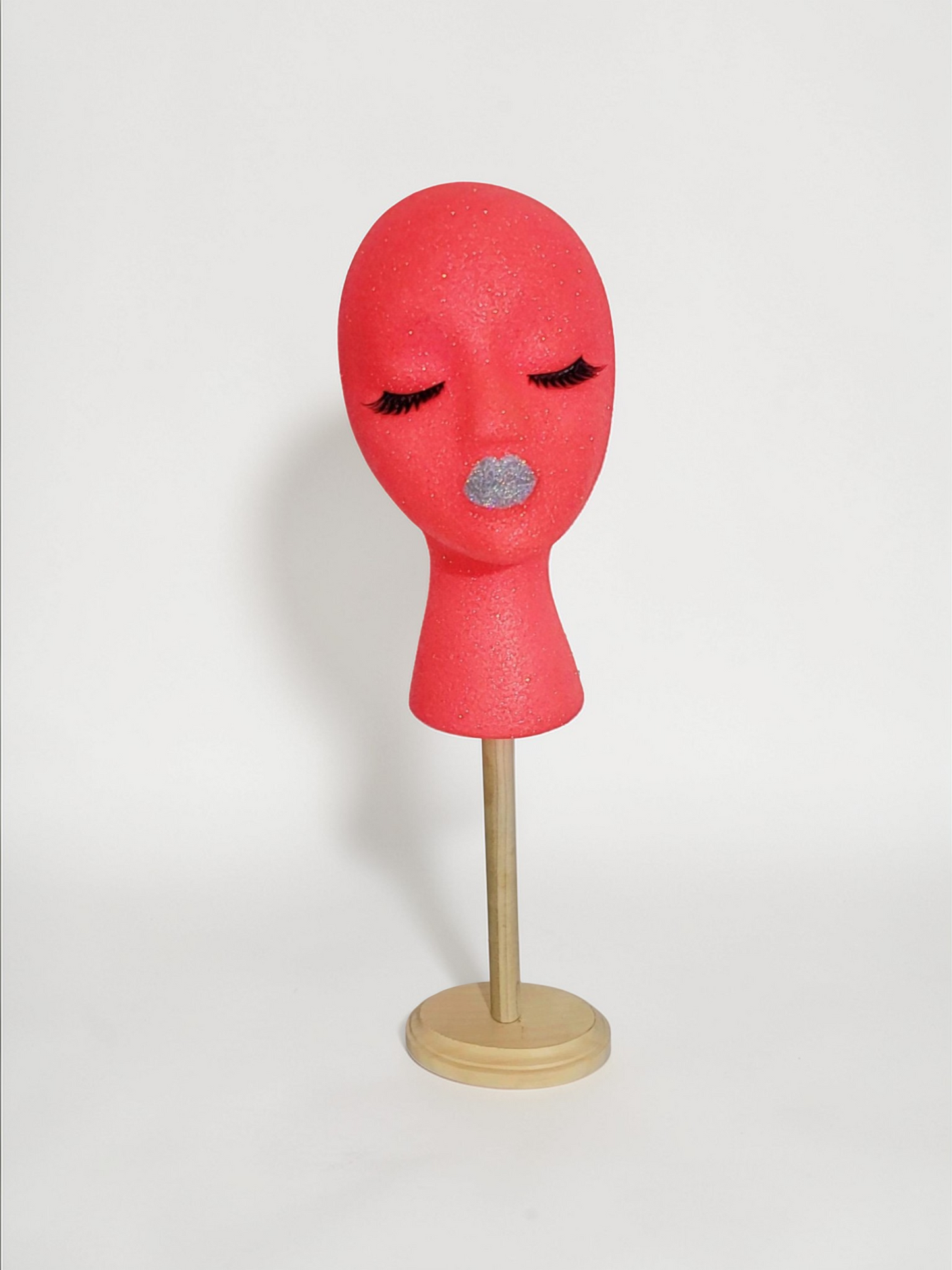 Wood Mannequin Head Stand
