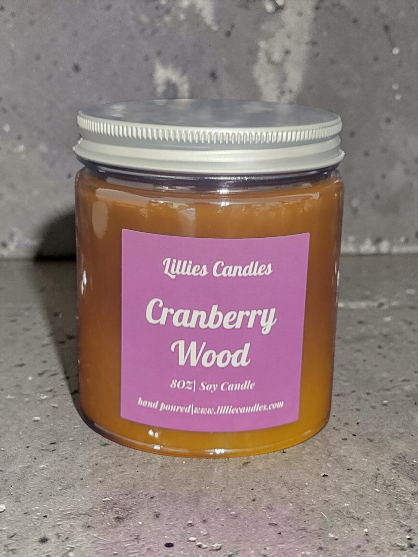 Cranberry Wood Soy Candle