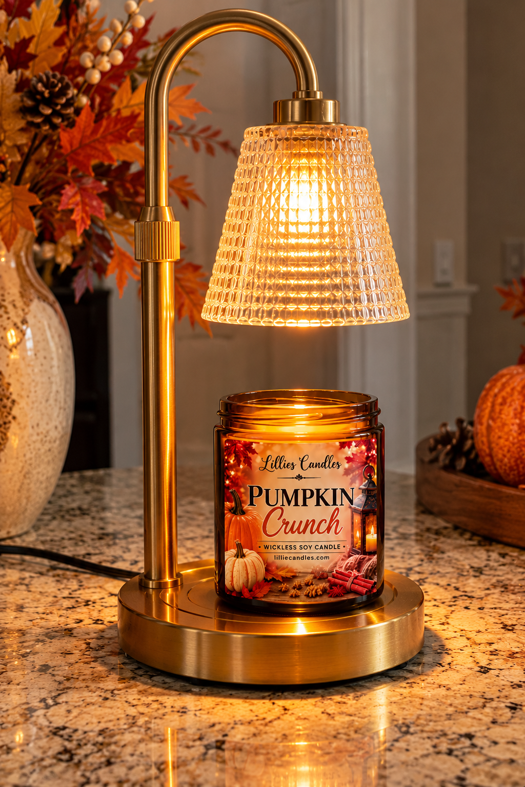 Pumpkin Crunch Wickless Soy Candle