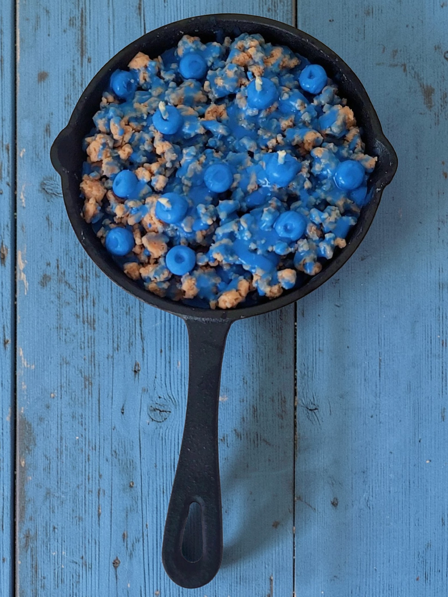 Blueberry Cheesecake Cast Iron Skillet Candle