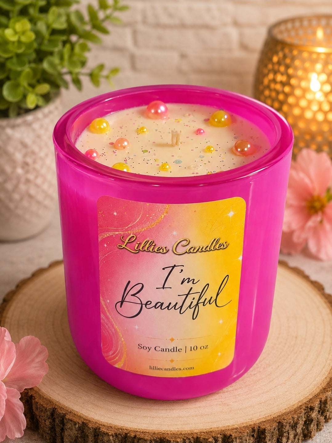 I'm Beautiful | Luxury Home Décor Soy Candle | 10 oz