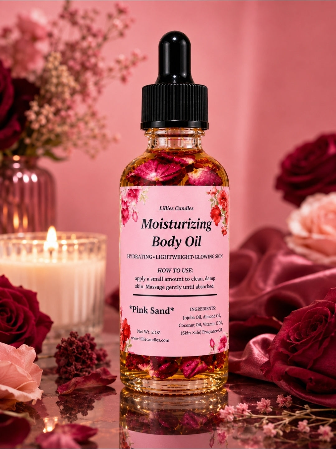 Pink Sand Moisturizing Body Oil