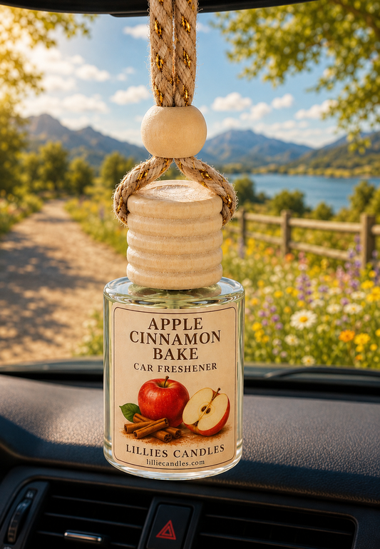 Apple Cinnamon Bake Scented Car Freshener