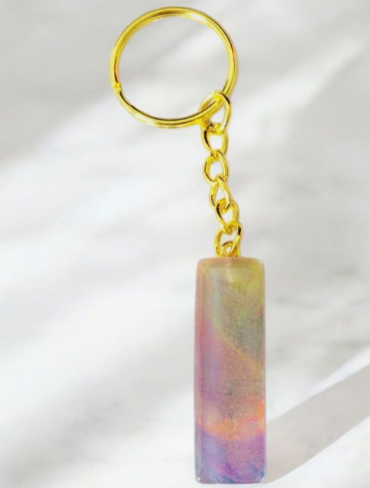 Multi color letter Keychain