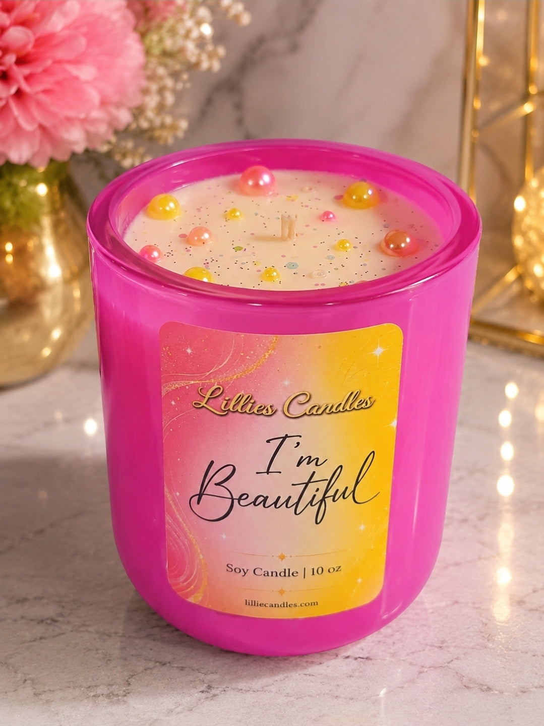 I'm Beautiful | Luxury Home Décor Soy Candle | 10 oz
