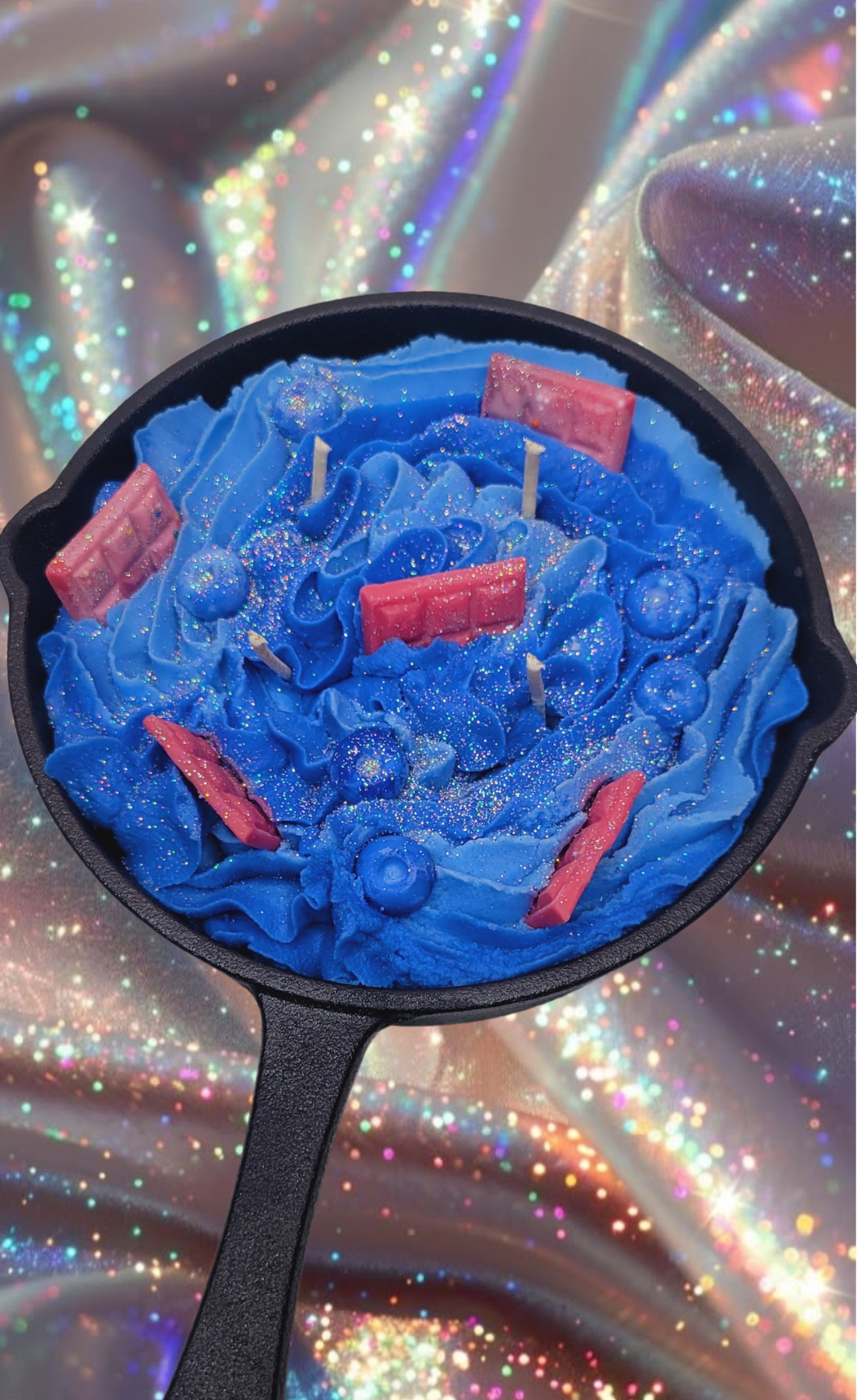 Blueberry Cheesecake Cast Iron Skillet Candle