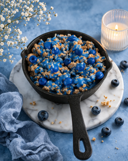 Blueberry Cheesecake Cast Iron Skillet Candle