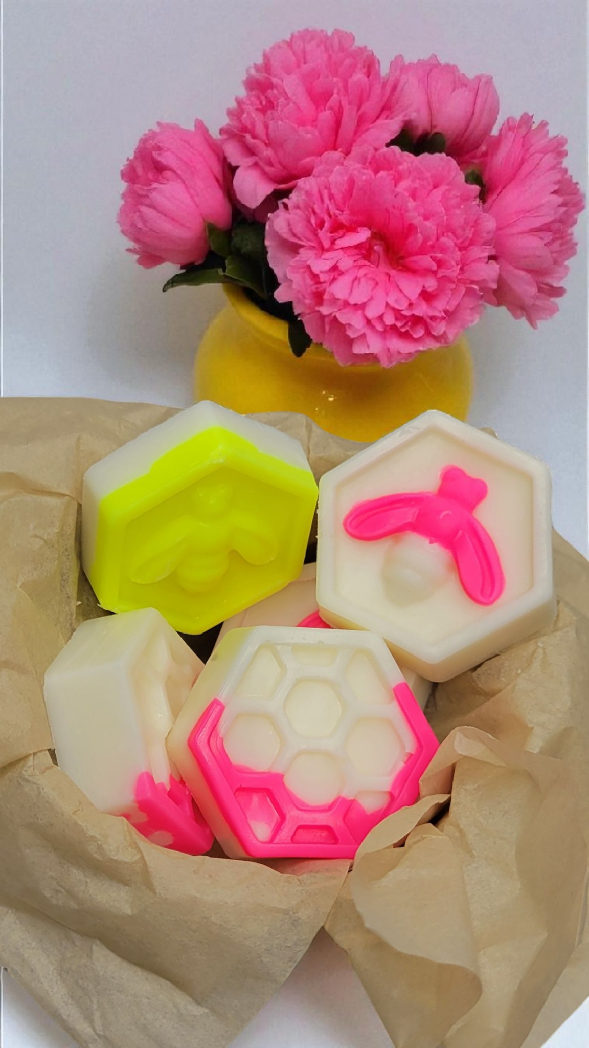 Almond & Caramel Scented Honeycomb Soy Wax Melts