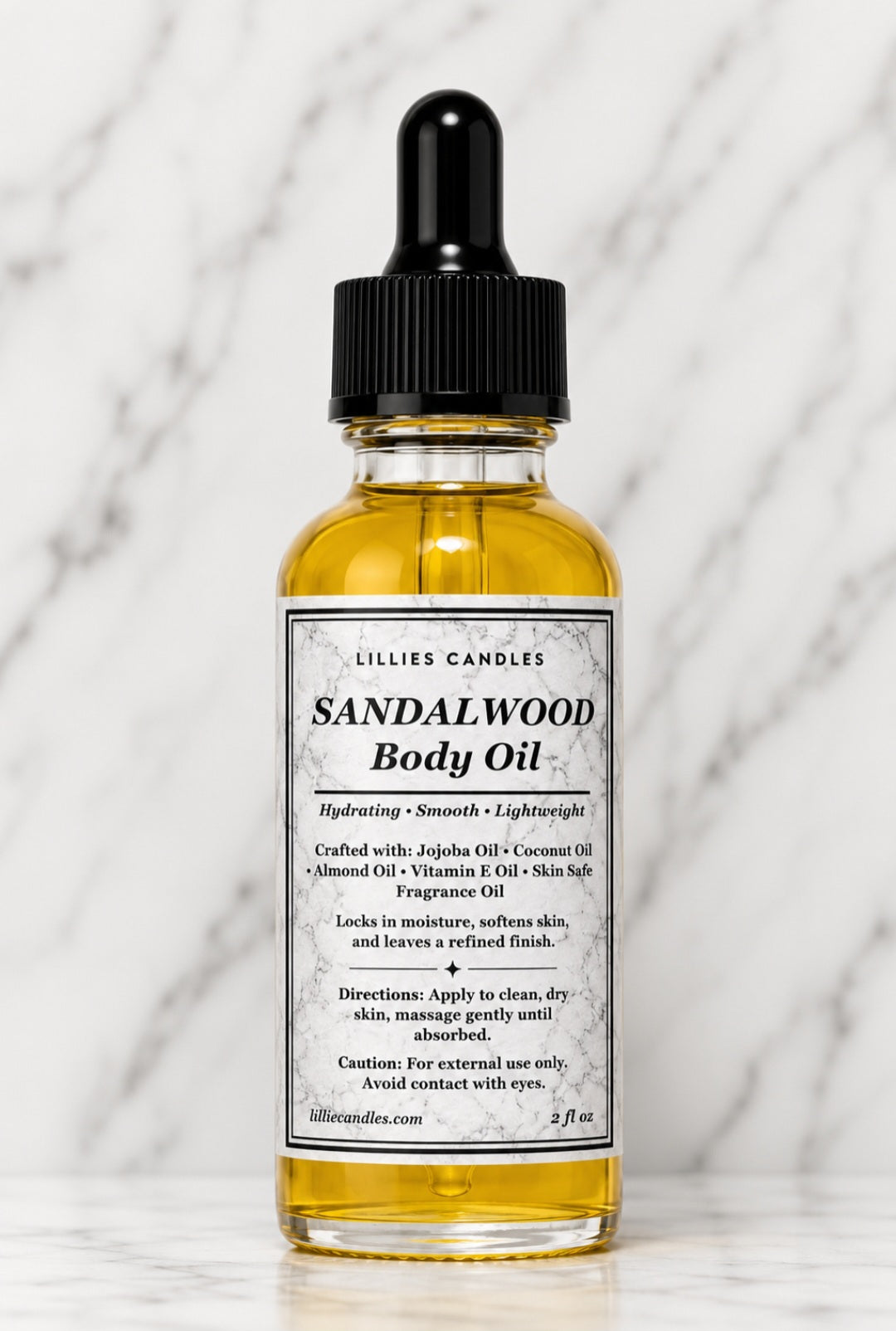 Sandalwood Body Oil for Men| Skincare For Him| Moisturizing Skin Conditioner