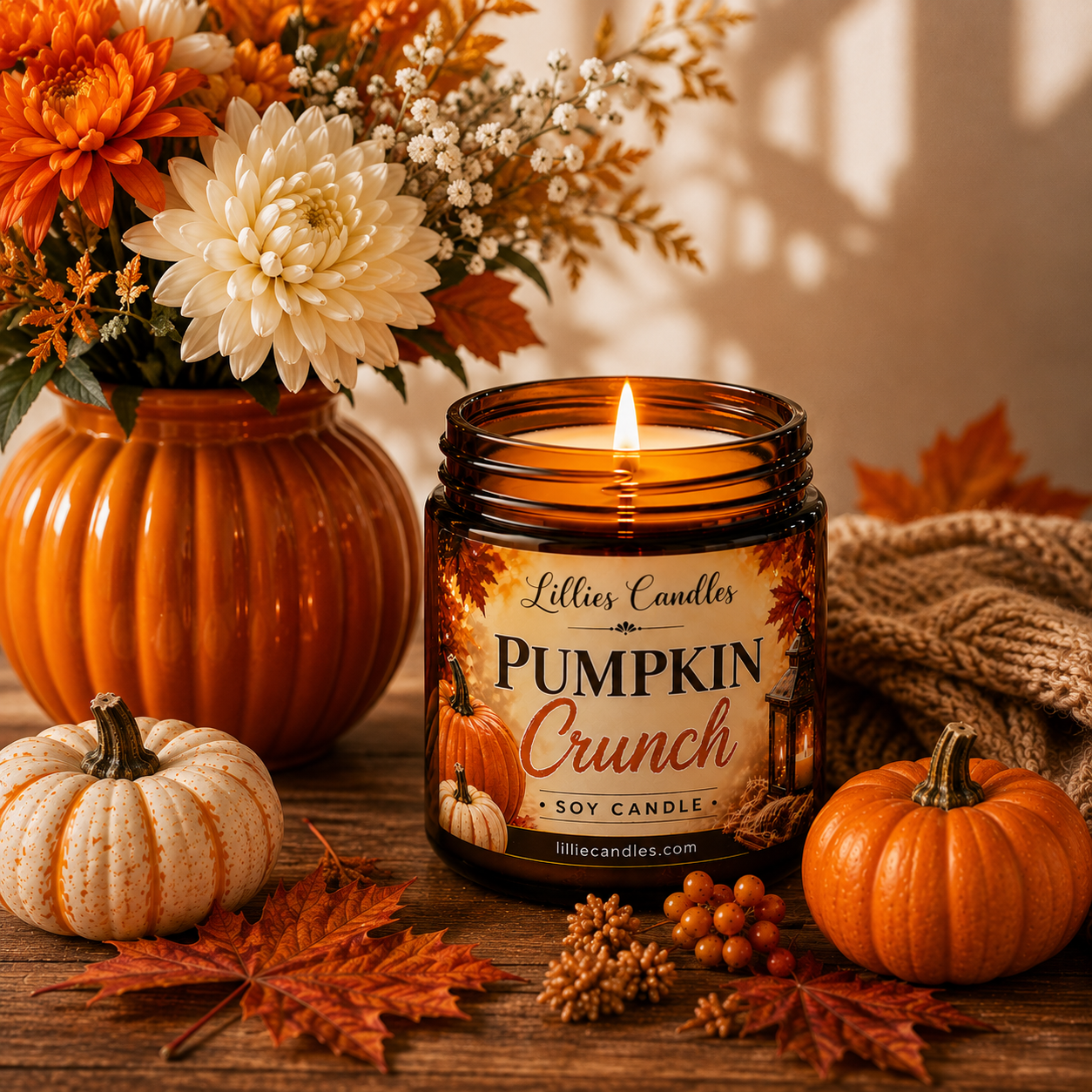 Pumpkin Crunch Soy Candle