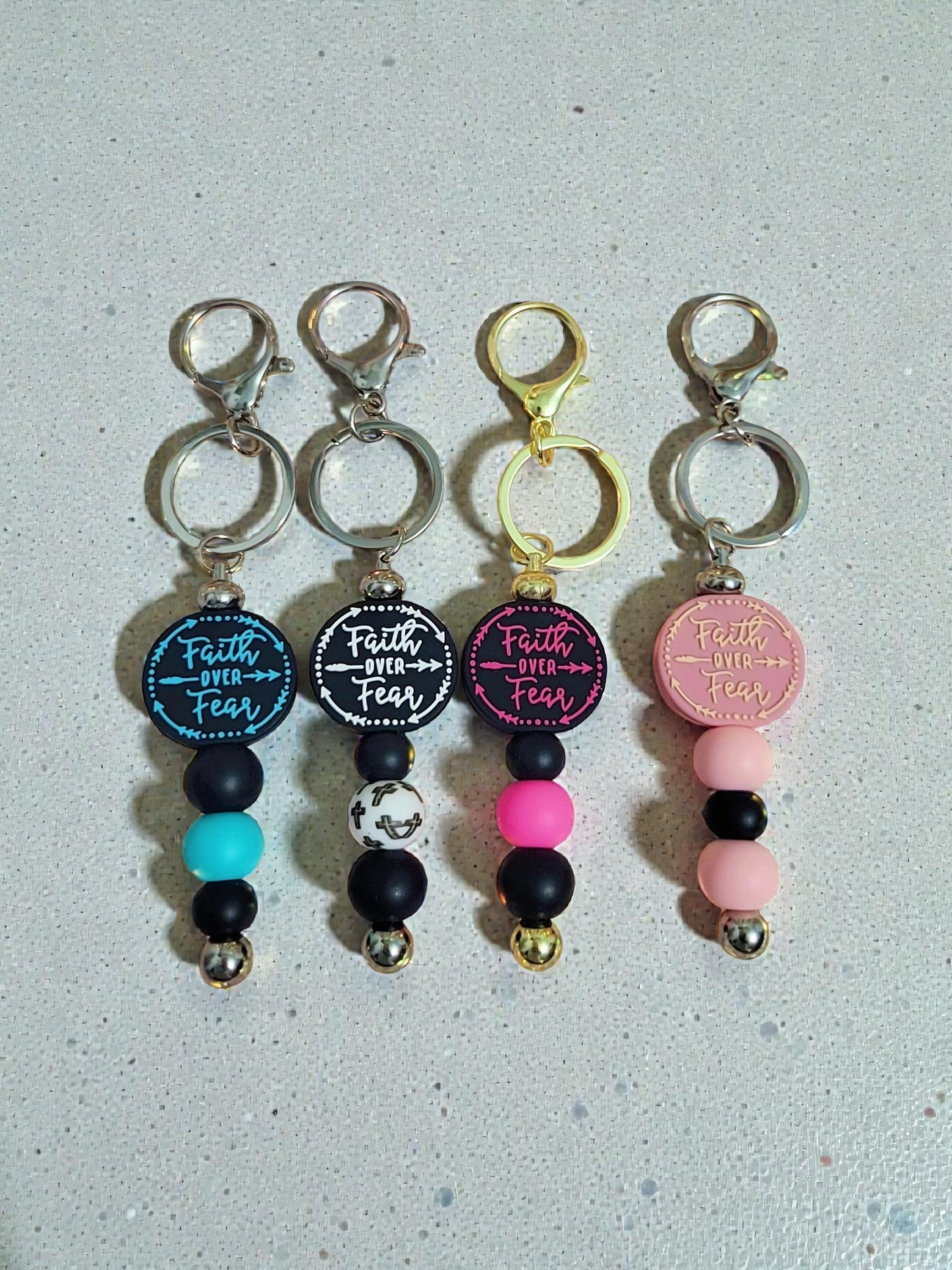Faith over Fear Keychains
